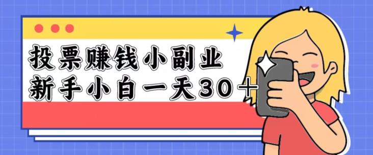 投票賺米项目，一天保底20-50！适合新手小白操作