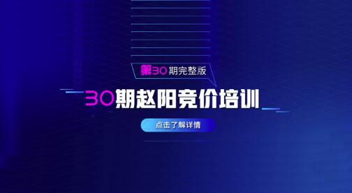 赵阳sem竞价第30期培训教程课程（2020完结）价值3999元
