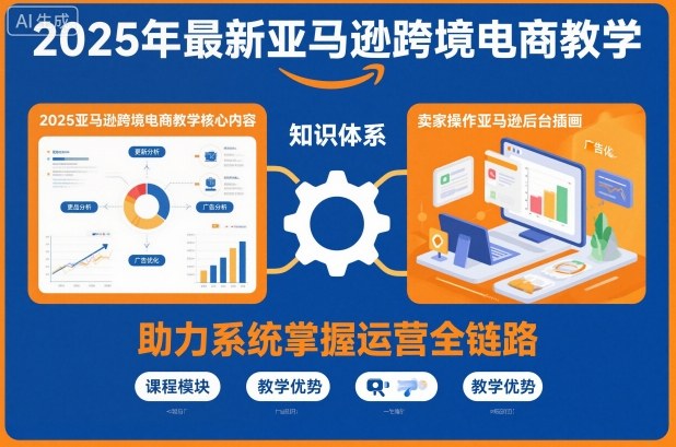 2025年最新亚马逊跨境电商教学，助力卖家系统掌握亚马逊运营全链路知识