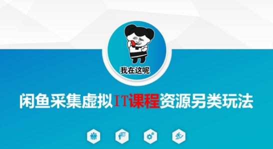 闲鱼采集虚拟IT课程资源另类玩法，干货满满