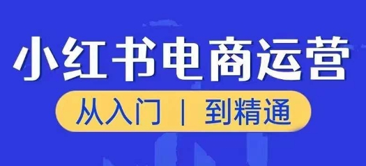 小红书电商运营课，从入门到精通，带你抓住又一个賺米风口