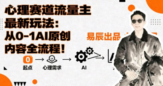 副业拆解：心理赛道流量主最新玩法，从0-1AI原创内容全流程
