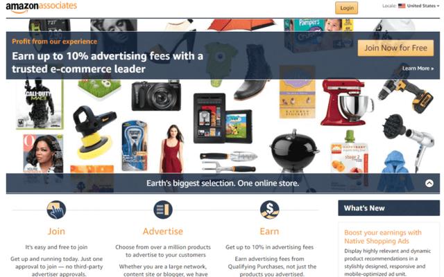 国外网创：低门槛低风险的亚马逊联盟项目Amazon Affiliate Program