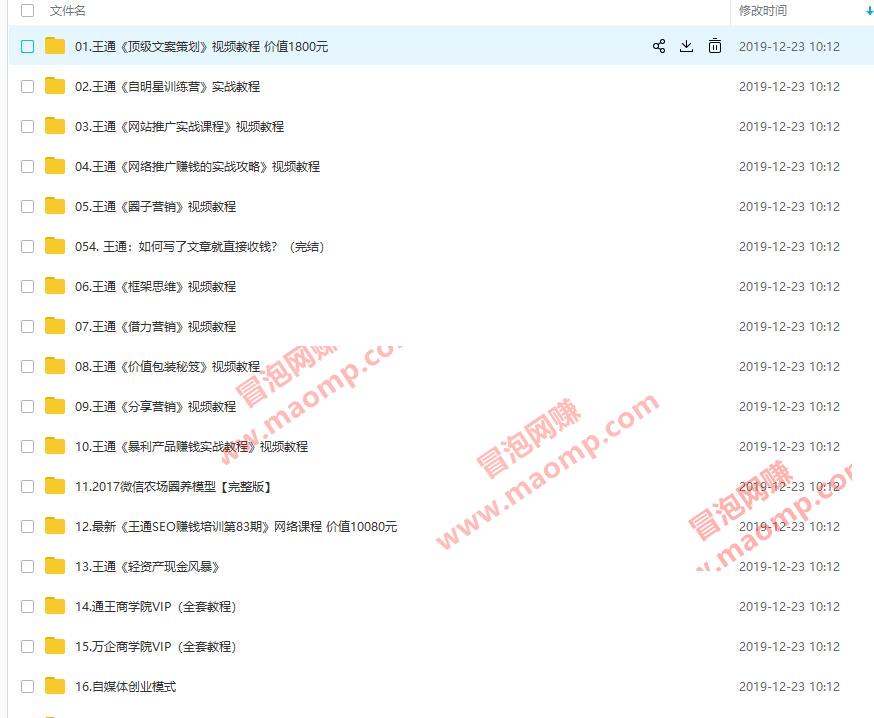 王通賺米全套教程（賺米项目/SEO/裂变引流/文案/营销）