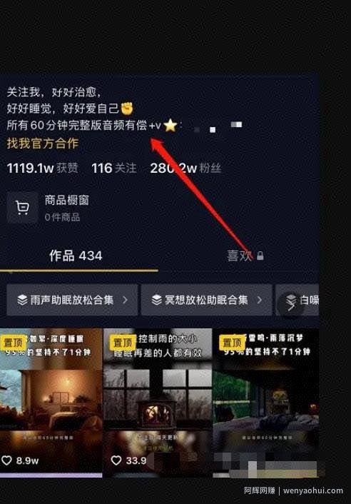 抖音賺米门道之抖音助眠号暴利賺米项目解析