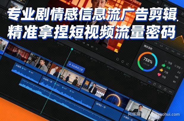 专业剧情感信息流广告剪辑，精准拿捏短视频流量密码