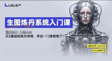 LibLibAI哩布哩布生图炼丹系统入门课，从生图到炼丹，只学这一门就够了