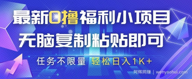 最新0撸福利小项目，抖音平台大放水，无脑复制粘贴 即可挣钱，任务不限量，轻松日入1K+【揭秘】