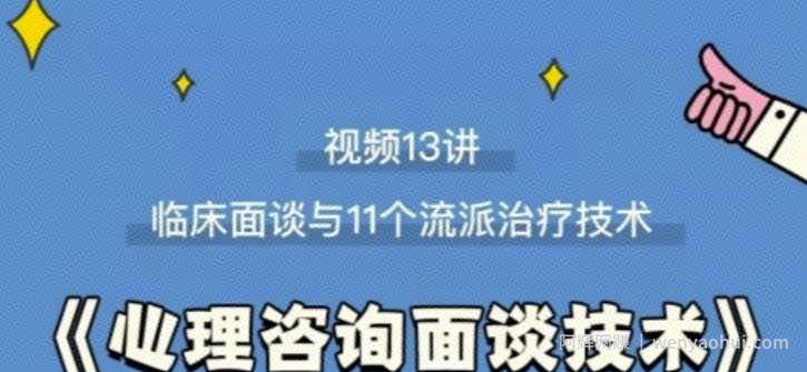 心理咨询面谈技术课理论讲授+案例实录+解释点评视频