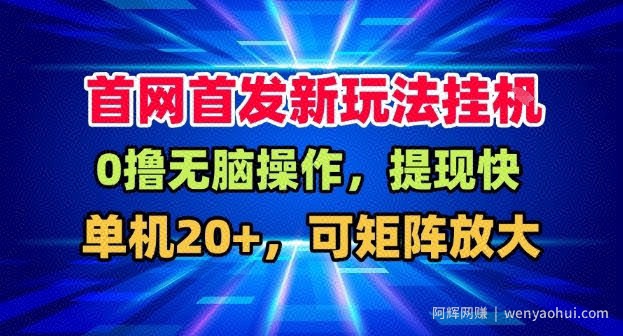 全网首发挂G，盒子自动賺米，单机20+，可矩阵放大，长期稳定运营【揭秘】