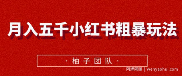 月入五千小红书粗暴賺米玩法，适合上班族的賺米副业【视频课程】