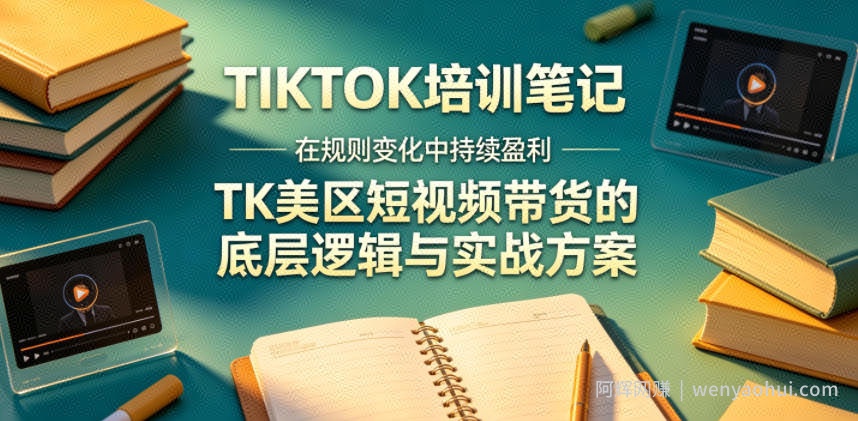 视界跨境TIKTOK4月17培训笔记，在规则变化中持续盈利，TK美区短视频带货的底层逻辑与实战方案【文档】