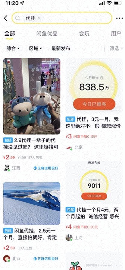闲鱼代挂野路子项目，一部手机即可操作，发发信息也能賺米！