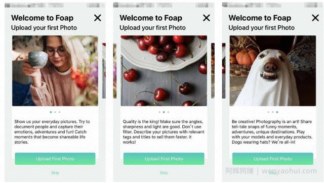 国外网创:拿起手机,拍照片也能賺米,Foap APP了解下