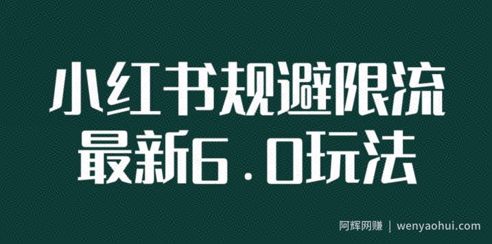 小红书规避限流6.0全新玩法，小红书新规之下如何安全引流
