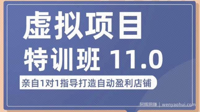 陆明明·虚拟项目特训班（10.0+11.0），0成本获取虚拟素材，0基础打造自动盈利店铺