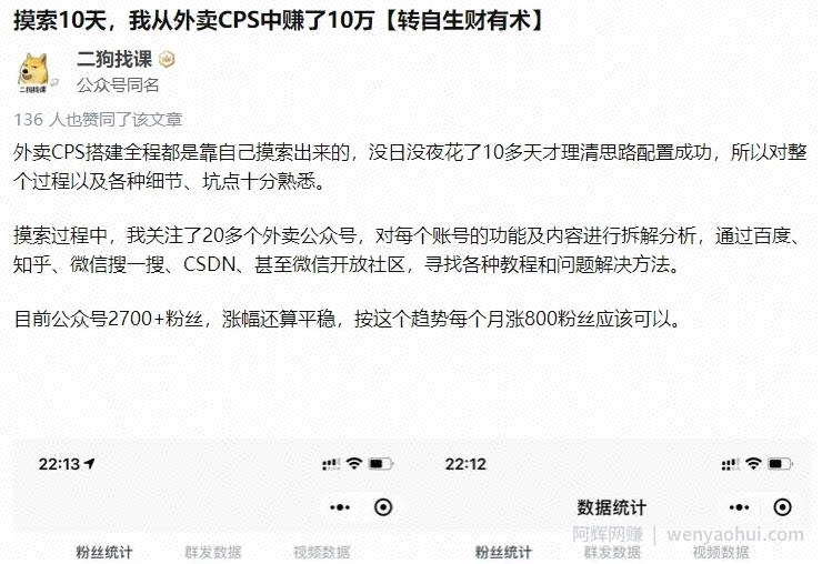 外卖CPS项目在抖音怎么玩？