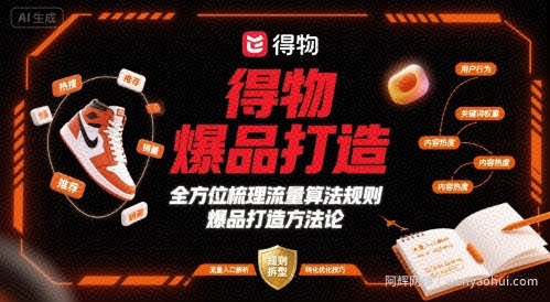 得物爆品打造，全方位梳理得物流量算法规则爆品打造规则