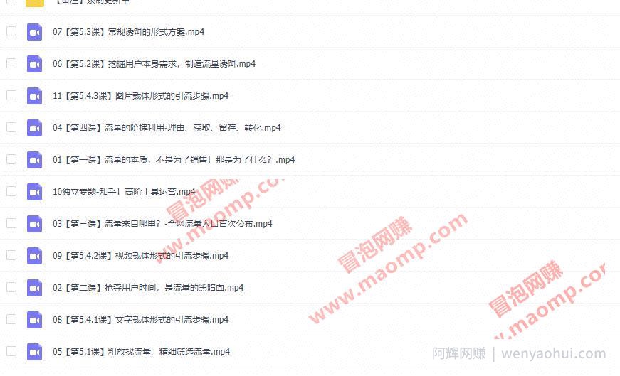 流量大课：不再为流量而发愁，教你如何玩转流量