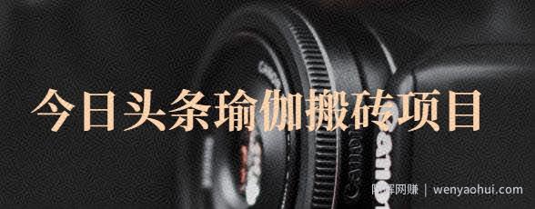 猎人社区·今日头条瑜伽搬砖项目，单号一天几十收入，可以批量操作！