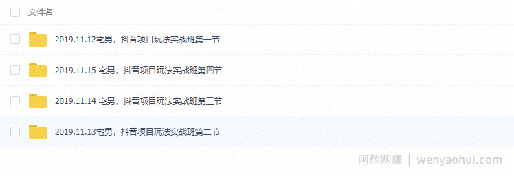 宅男抖音项目玩法实战班1期，每天佣金10000+