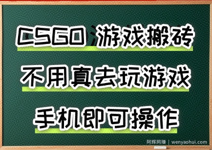 游戏搬砖，手机可做，不用电脑，最快当天见收益3张+，副业创业网创兼zhi【揭秘】