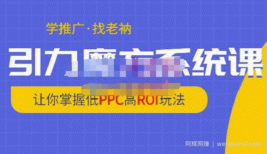 老衲·引力魔方系统课，让你掌握低PPC高ROI玩法，价值299元