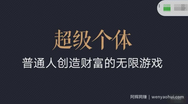 超级个体2024-2025翻盘指南，普通人创造财富的无限游戏