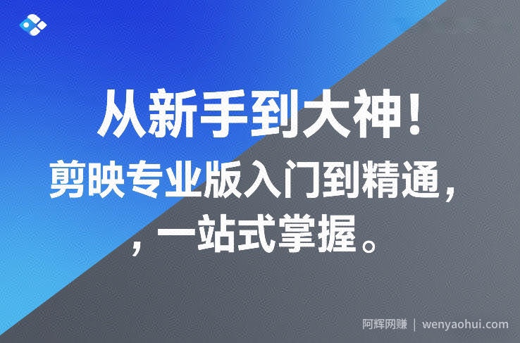 从新手到大神！剪映专业版入门到精通，一站式掌握