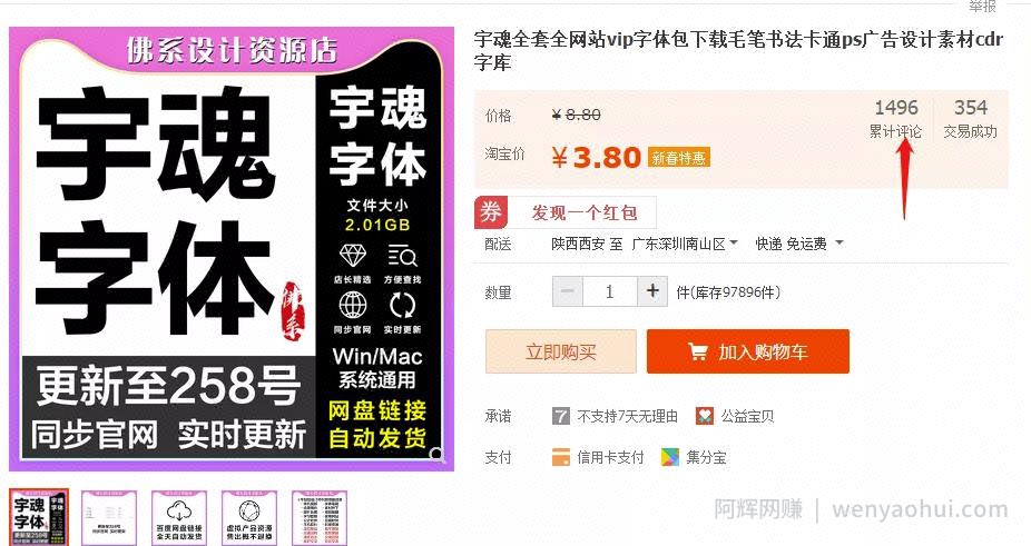 偏门賺米项目:出售电脑字体资源，日赚100+