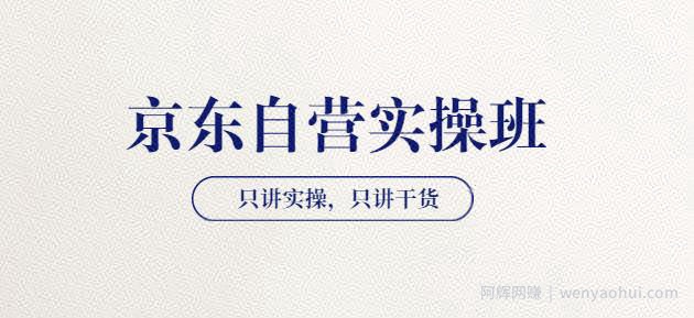 【京东自营实操班】只讲实操，只讲干货（28小时课程-共2期）价值4980