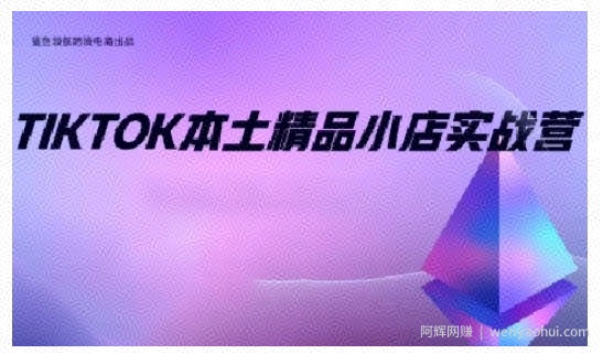 TikTok本土精品小店出海实战营，从入门到高阶，不止0-1!