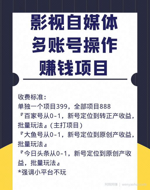 自媒体赚项目（百家号，头条号，大鱼号，趣头条）从0到1，新手号到收益，批量玩法！