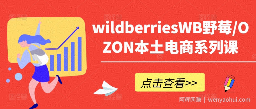 wildberriesWB野莓/OZON本土电商系列课，掌握WB产品优化，出单技巧和订单处理等
