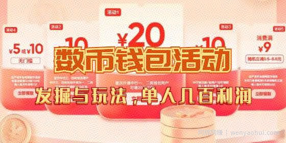 数字人民币_从严选为起点细讲个人怎么领红包（单人利润几百+）