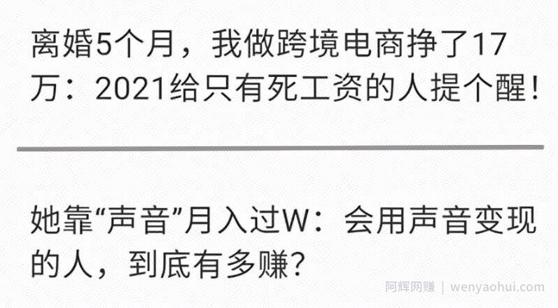 互联网创业项目，都藏在广告里