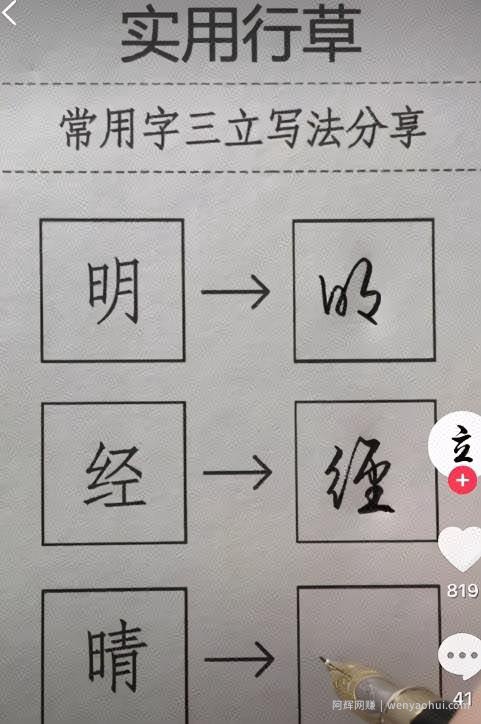 抖音賺米小项目：书法变现技巧分享
