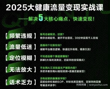 大健康流量全域新增长8.0，三月底线下课视频，大健康万亿蓝海，从类目突围到模式迭代