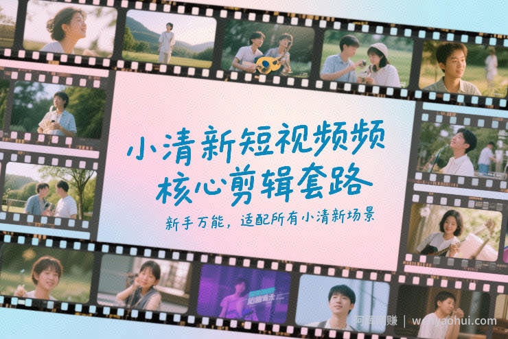 小清新短视频核心剪辑套路，新手万能，适配所有小清新场景