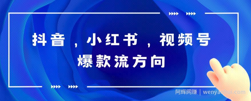 抖音，小红书，视频号爆款流视频制作，简单制作掌握流量密码