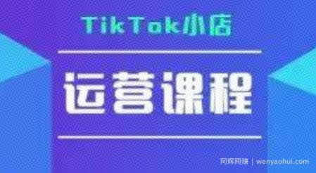 TikTok小店运营实操课，TK​小店运营实操+疑难答疑