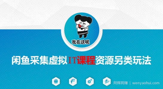 闲鱼采集虚拟IT课程资源另类玩法，干货满满