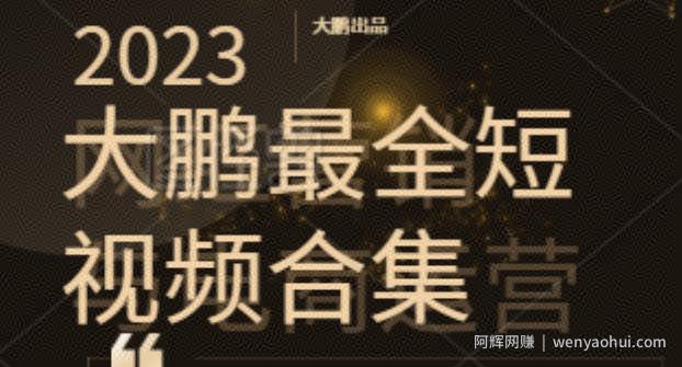 大鹏·电商直播带货课，系统学习直播带货各环节技巧和套路