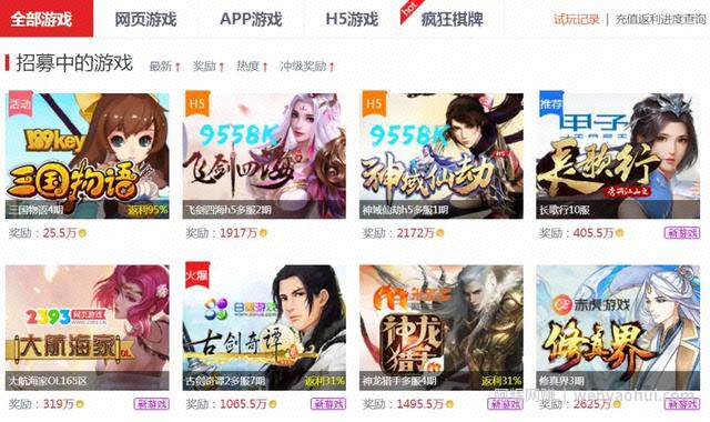 玩游戏賺米的项目，不需要技术含量，适合网创新手