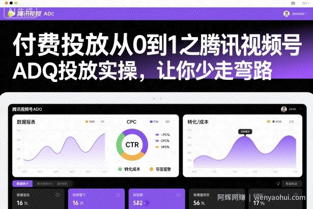 付费投放从0到1之腾讯视频号ADQ投放实操，让你少走弯路