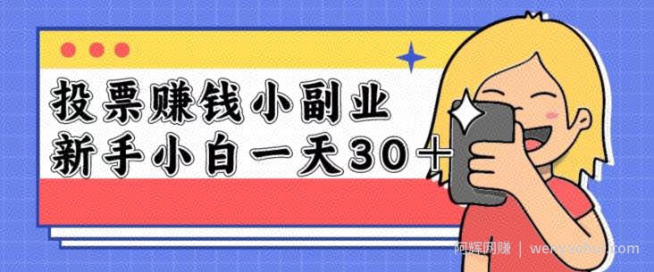 投票賺米项目，一天保底20-50！适合新手小白操作
