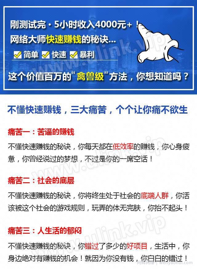 「网创骗局揭秘」最刺激的文案，最简单的賺米方式，大坑啊！千万小心