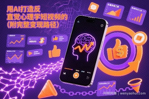 用AI打造“反直觉”心理学短视频的流量密码（附完整变现路径）