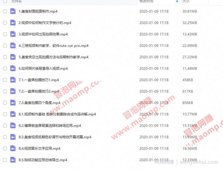 抖音美食短视频创造者学员必备剪辑视频基础课