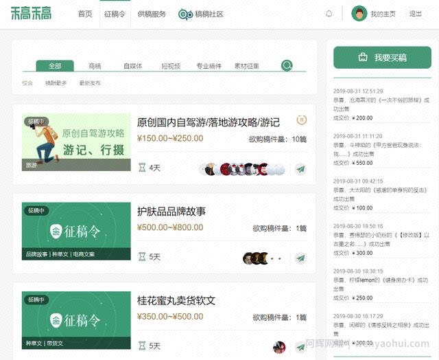 投稿賺米小项目,写作能力强的可以兼zhi做做